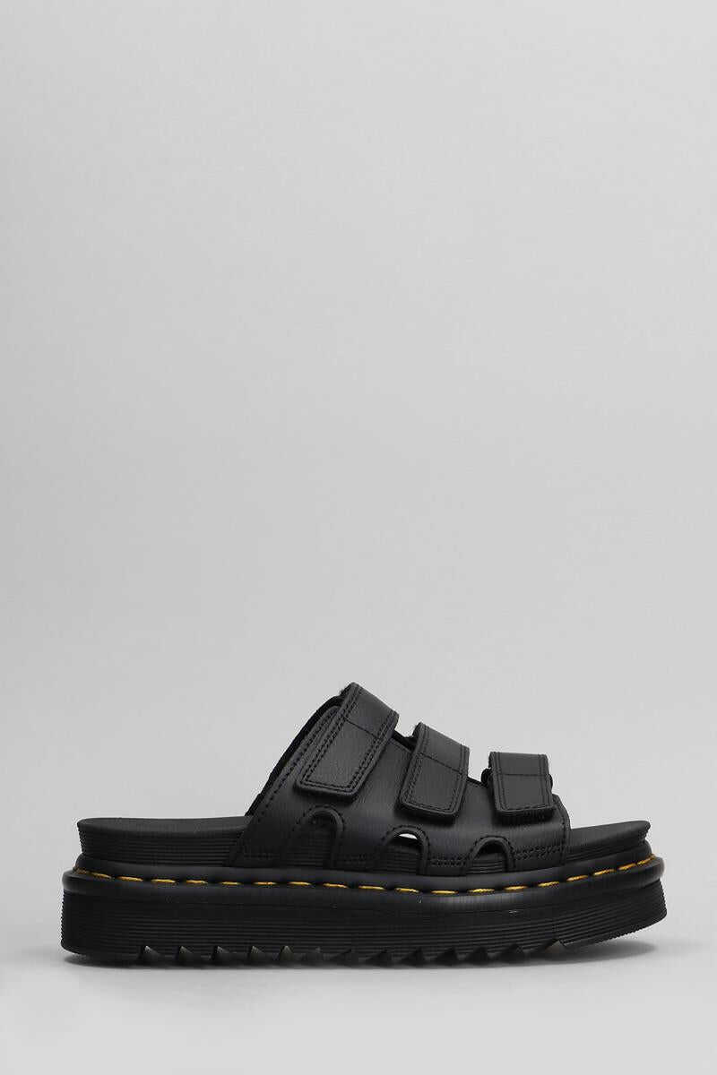 Sandale Dr. Martens Dr. Martens Raine Slide Slipper-Mule Black Femei (BM 17623227) 1