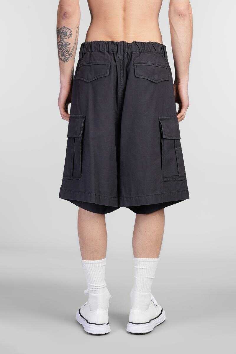 Pantaloni MIHARA YASUHIRO Mihara Yasuhiro Shorts Black Barbati (BM 17623359) 3