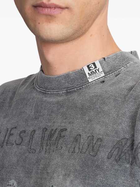 Tricouri MIHARA YASUHIRO Mihara Yasuhiro T-Shirt GREY Barbati (BM 17623404) 5