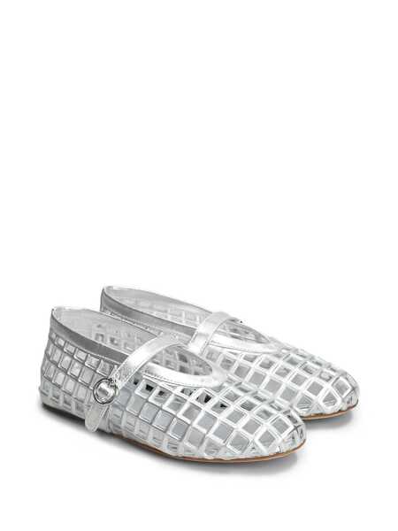 Balerini 3JUIN 3Juin Gwen 005 Ballet Flats SILVER Femei (BM 17623563) 2