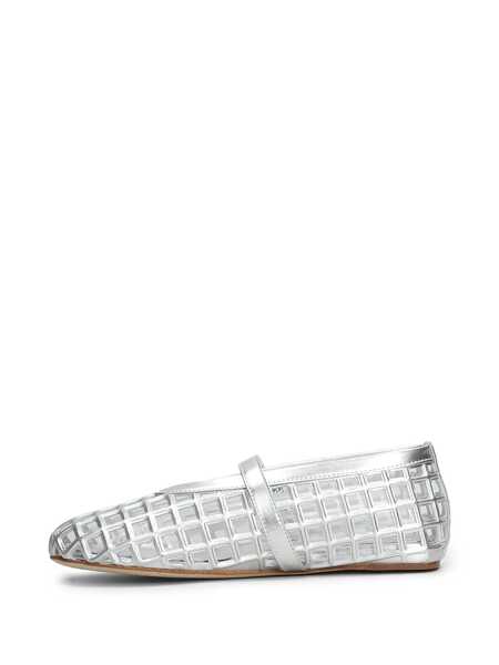 Balerini 3JUIN 3Juin Gwen 005 Ballet Flats SILVER Femei (BM 17623563) 4