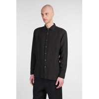 Camasi 120% LINO pentru Barbati - Camasi 120 LINO 120 Lino Shirt Black Barbati (BM 17623818) - B-mall.ro