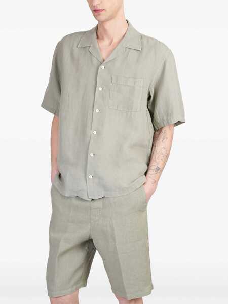 Camasi 120 LINO 120 Lino Shirt GREEN Barbati (BM 17623830) 3