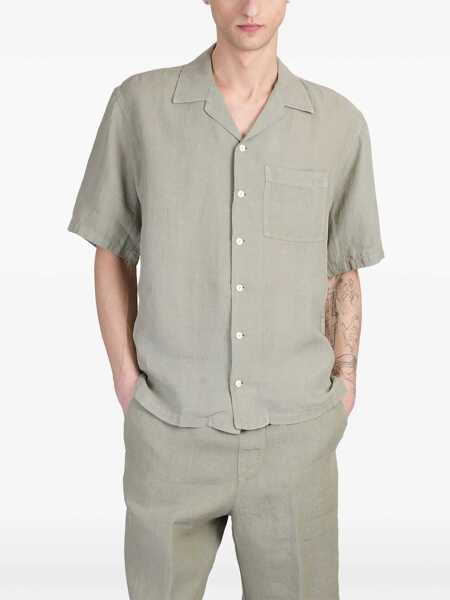 Camasi 120 LINO 120 Lino Shirt GREEN Barbati (BM 17623830) 1