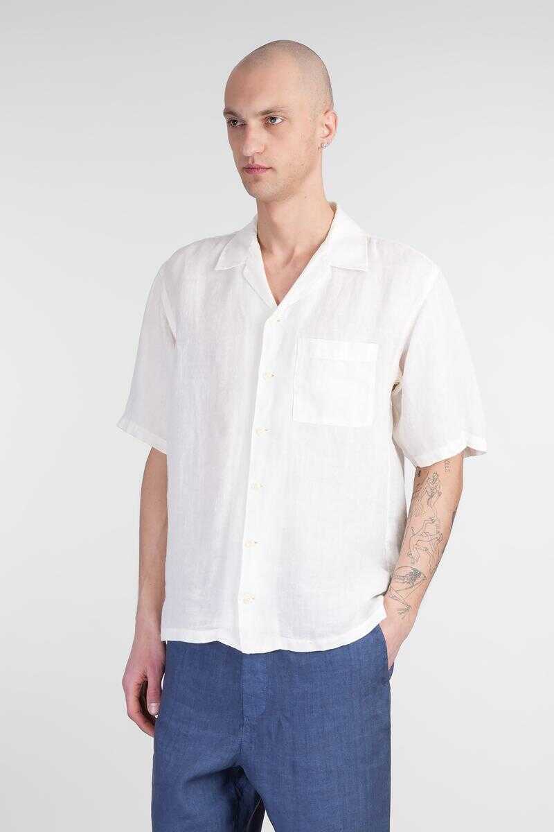 Camasi 120 LINO 120 Lino Shirt Beige Barbati (BM 17623833) 4
