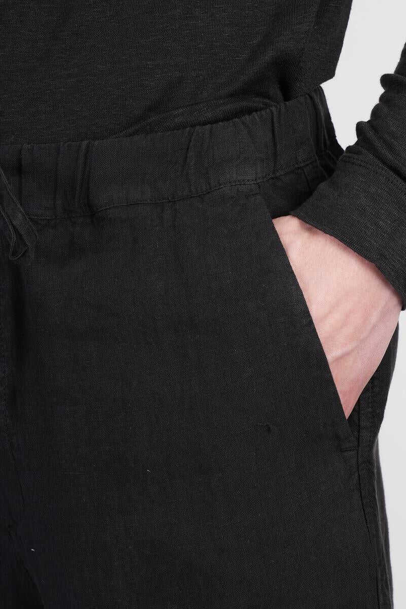 Pantaloni 120 LINO 120 Lino Pants Black Barbati (BM 17623854) 5