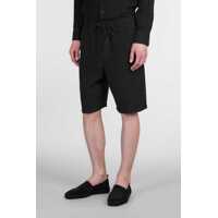 Pantaloni 120% LINO pentru Barbati - Pantaloni 120 LINO 120 Lino Shorts Black Barbati (BM 17623863) - B-mall.ro
