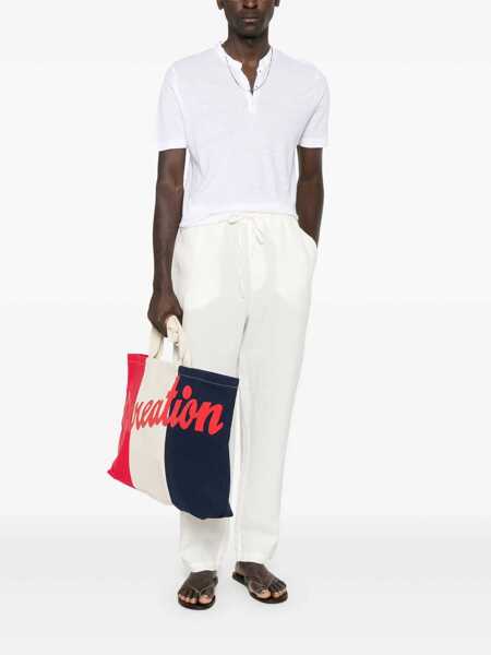 Tricouri 120 LINO 120 Lino T-Shirt WHITE Barbati (BM 17623881) 2