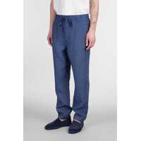 Pantaloni 120% LINO pentru Barbati - Pantaloni 120 LINO 120 Lino Pants BLUE Barbati (BM 17623908) - B-mall.ro