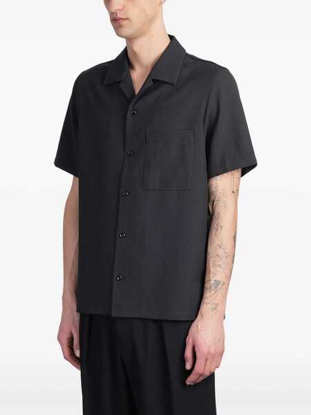 Camasi Attachment Attachment Shirt Black Barbati (BM 17624127) 3