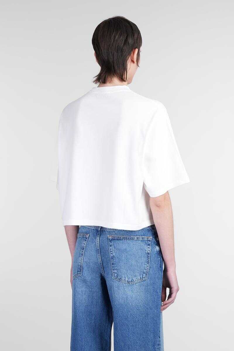Tricouri ANINE BING Anine Bing Myers T-Shirt WHITE Femei (BM 17624625) 3