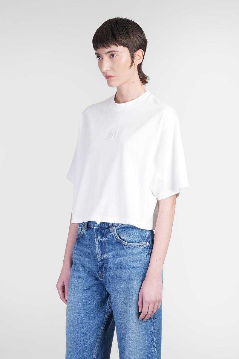 Tricouri ANINE BING Anine Bing Myers T-Shirt WHITE Femei (BM 17624625) 4