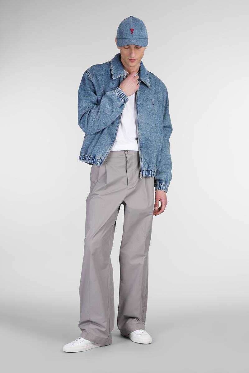 Geci AMI Paris AMI Paris Denim Jackets BLUE Barbati (BM 17624652) 2
