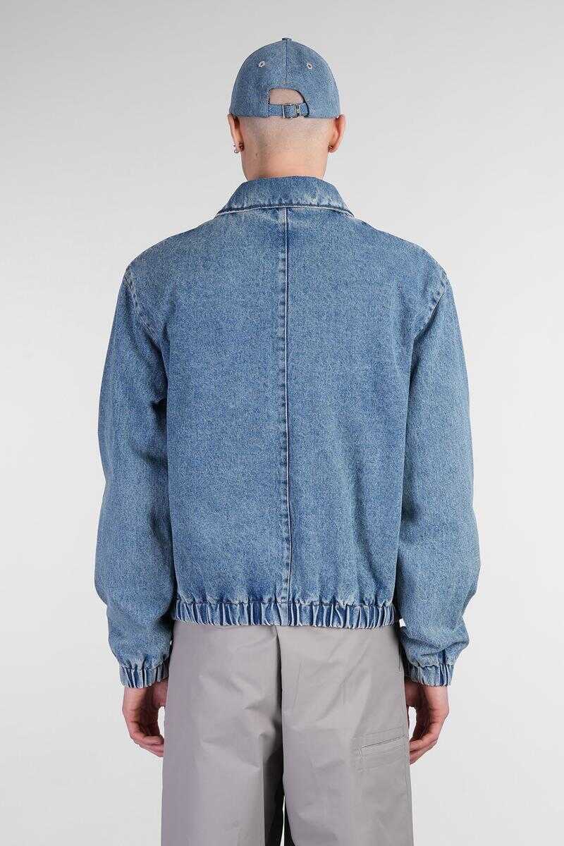 Geci AMI Paris AMI Paris Denim Jackets BLUE Barbati (BM 17624652) 3