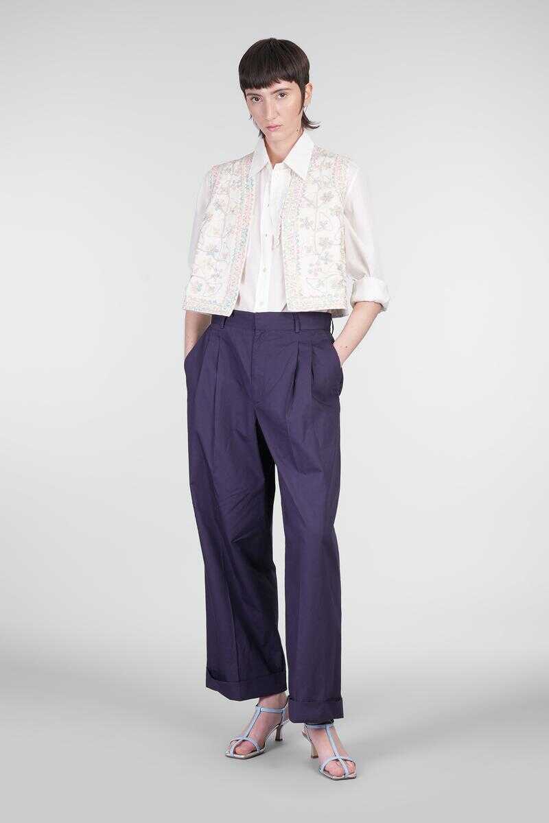 Pantaloni casual Antik Batik Antik Batik Pam Pants BLUE Femei (BM 17624661) 2