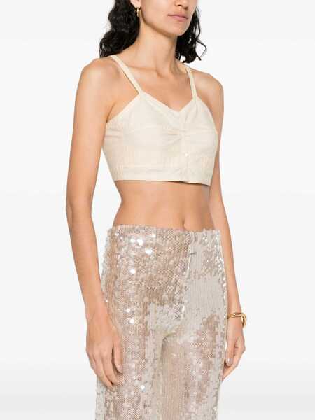 Topuri Antik Batik Antik Batik Pam Topwear Beige Femei (BM 17624670) 3