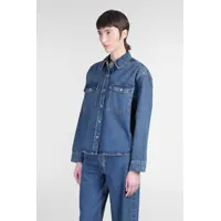 Imbracaminte Dama pagina 335 - Camasi ANINE BING Anine Bing Paxton Shirt BLUE Femei (BM 17624709) - B-mall.ro