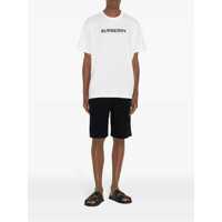 Tricouri Burberry pentru Barbati - Tricouri Burberry Burberry Cotton Crew-Neck T-Shirt WHITE Barbati (BM 17625900) - B-mall.ro
