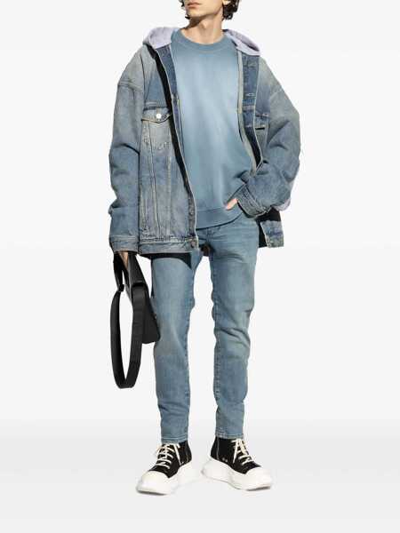 Blugi Diesel Diesel 2019 D-Strukt 0Bmbw Slim Fit Jeans Navy Barbati (BM 17626200) 2