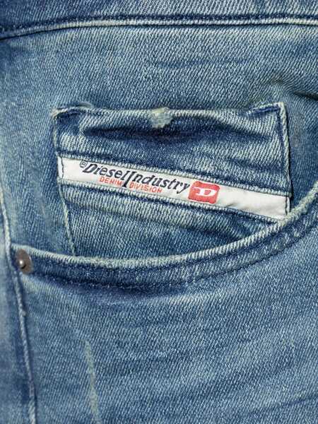 Blugi Diesel Diesel 2019 D-Strukt 0Bmbw Slim Fit Jeans Navy Barbati (BM 17626200) 5
