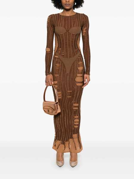 Rochii Diesel Diesel M-Calimera Dress BROWN Femei (BM 17626266) 2
