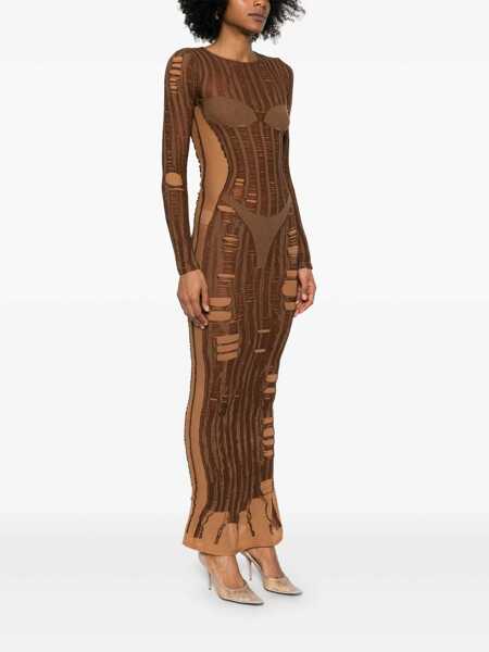 Rochii Diesel Diesel M-Calimera Dress BROWN Femei (BM 17626266) 3