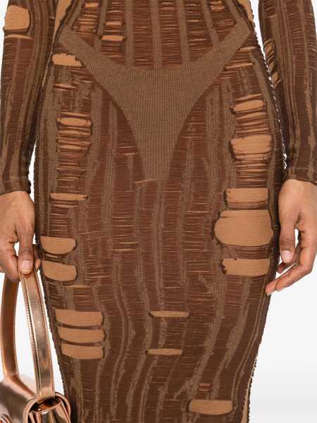Rochii Diesel Diesel M-Calimera Dress BROWN Femei (BM 17626266) 5