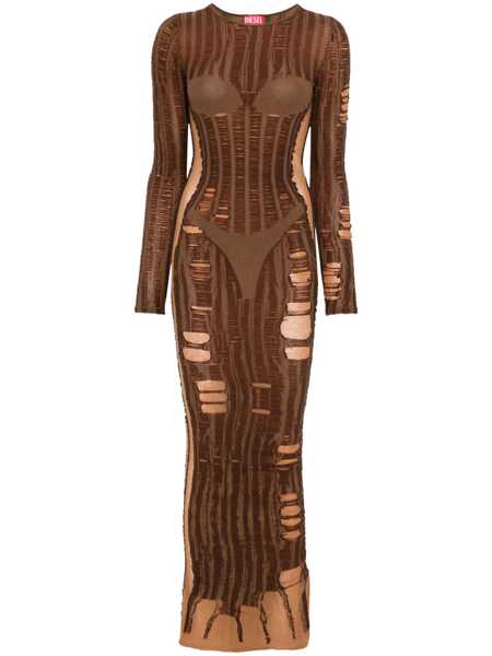Rochii Diesel Diesel M-Calimera Dress BROWN Femei (BM 17626266) 1