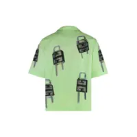 Camasi Givenchy pentru Barbati - Camasi Givenchy Givenchy Printed Cotton Shirt GREEN Barbati (BM 17626611) - B-mall.ro