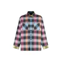 Camasi Givenchy Checked Cotton Shirt Barbati