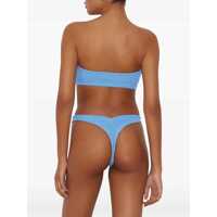 Imbracaminte HUNZA G Dama - Costume de baie HUNZA G Tina Blue Sleeveless Bikini With Rear Ruched Details In Tech Fabric Woman BLUE Femei (BM 17626830) - B-mall.ro