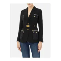 Geci Elisabetta Franchi Dama - Geci Elisabetta Franchi Elisabetta Franchi Jacket Black Femei (BM 17628687) - B-mall.ro