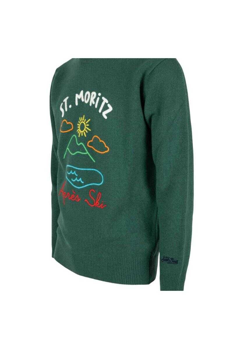 Pulovere Mc2 Saint Barth MC2 Saint Barth Sweaters GREEN Barbati (BM 17628915) 4