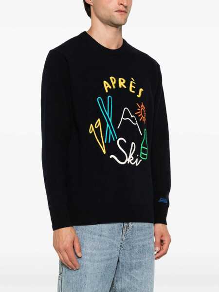Pulovere Mc2 Saint Barth MC2 Saint Barth Sweaters DARK BLUE Barbati (BM 17628924) 3