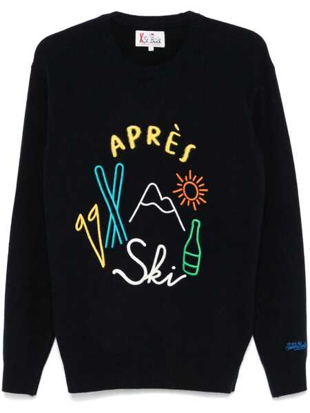 Pulovere Mc2 Saint Barth MC2 Saint Barth Sweaters DARK BLUE Barbati (BM 17628924) 1