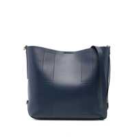 Genti de umar Hogan Blue Calf Leather Shoulder Bag Femei