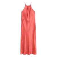 Rochii Antonelli Coral Silk Blended Midi Dress Femei