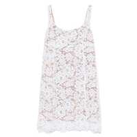 Rochii Michael Kors White Lace Mini Dress With Lining Femei