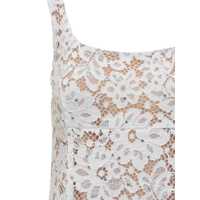 Imbracaminte Michael Kors Dama - Rochii Michael Kors Michael Kors Lace Square Mini D WHITE Femei (BM 17630187) - B-mall.ro