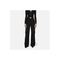 Pantaloni Dama pagina 25 - Pantaloni casual Elisabetta Franchi Elisabetta Franchi Trousers Black Femei (BM 17630484) - B-mall.ro