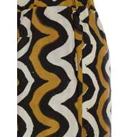 Imbracaminte OBIDI Dama - Pantaloni casual OBIDI Iris Multicolor Pants With Wide Leg And All-Over Print In Silk Woman MULTICOLOR Femei (BM 17630547) - B-mall.ro
