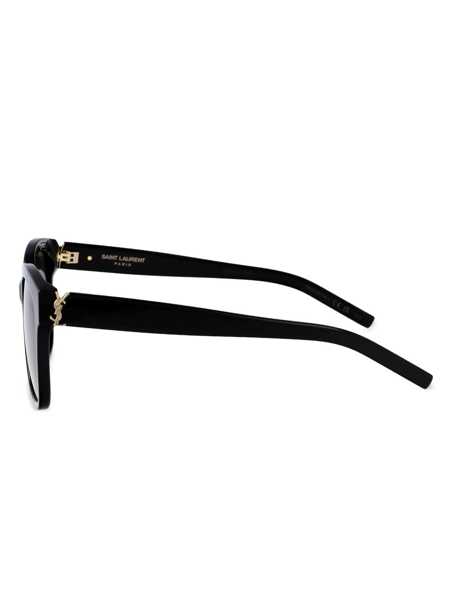 Ochelari de soare Saint Laurent Saint Laurent Eyewear Sunglasses 003 BLACK BLACK GREY Femei (BM 17631252) 3