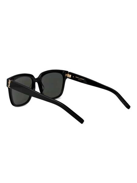 Ochelari de soare Saint Laurent Saint Laurent Eyewear Sunglasses 003 BLACK BLACK GREY Femei (BM 17631252) 4