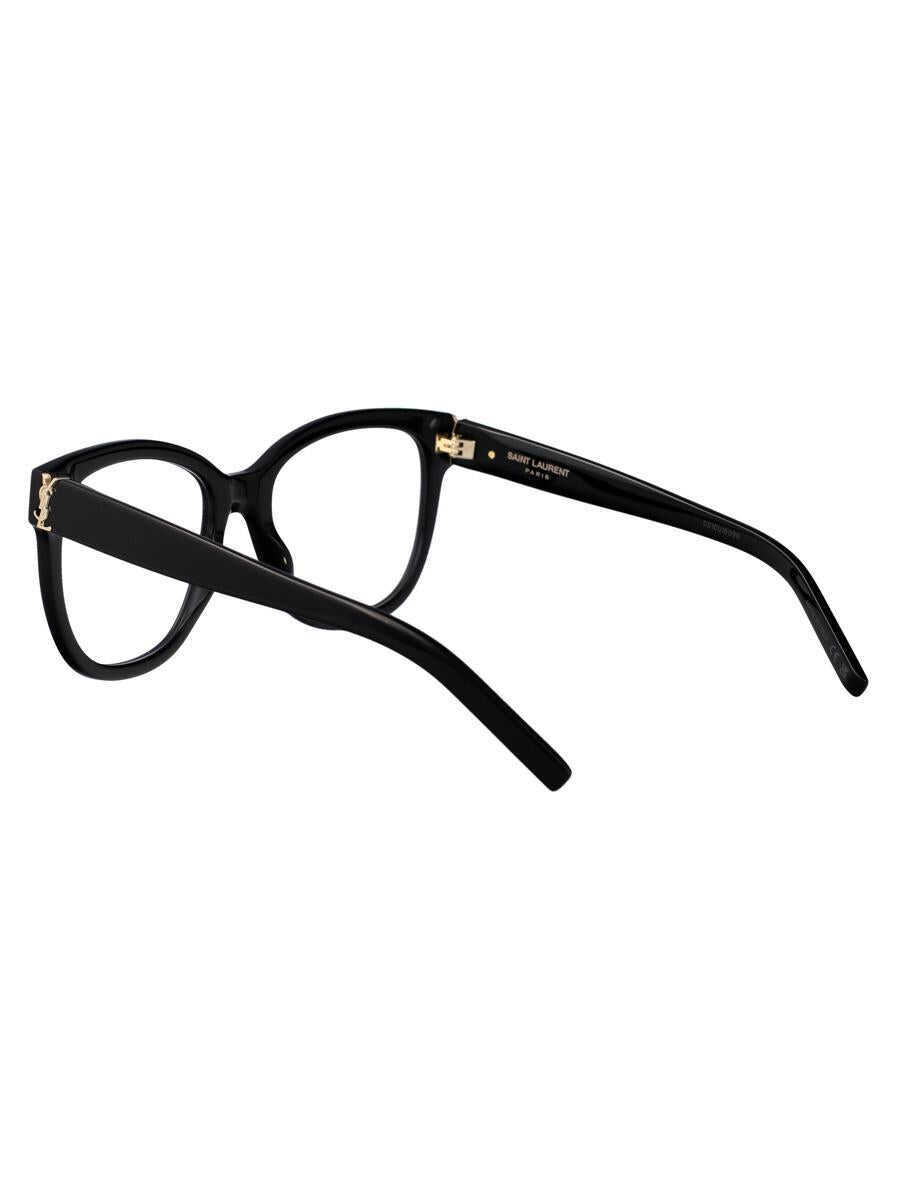 Ochelari de soare Saint Laurent Saint Laurent Eyewear Optical 001 BLACK BLACK TRANSPARENT Femei (BM 17631255) 4