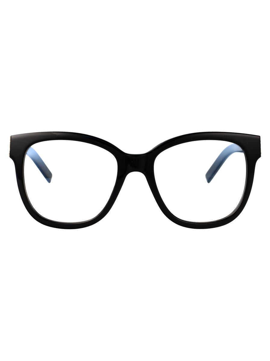 Ochelari de soare Saint Laurent Saint Laurent Eyewear Optical 001 BLACK BLACK TRANSPARENT Femei (BM 17631255) 1