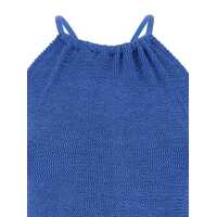 Imbracaminte HUNZA G Dama - Costume de baie HUNZA G Portia Blue Swimsuit With Criss-Crossed Straps On The Rear In Tech Fabric Woman BLUE Femei (BM 17631360) - B-mall.ro