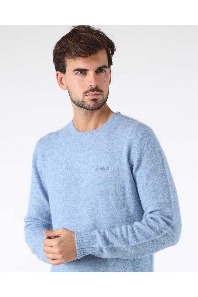 Pulovere Mc2 Saint Barth MC2 Saint Barth Sweaters BLUE Barbati (BM 17631408) 2