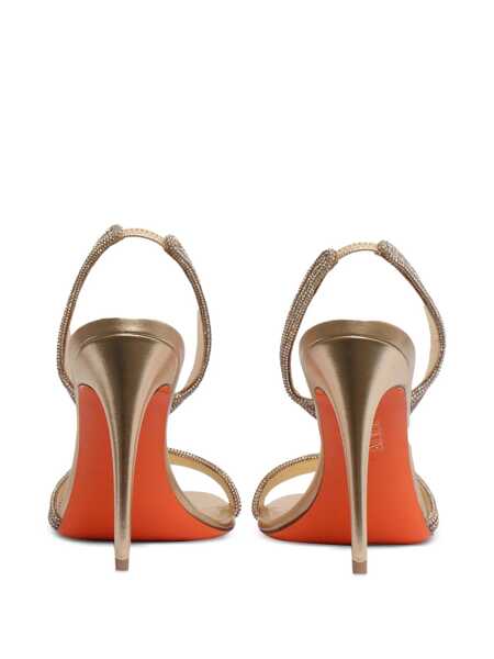 Sandale Santoni W - HIGH SANDAL,FASHION Gold Femei (BM 17632128) 3