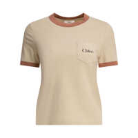Tricouri Cotton jersey T-shirt with logo Femei