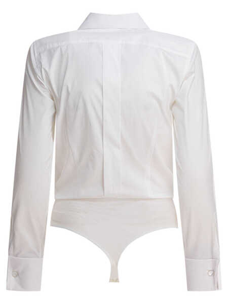Bluze Max Mara Chemisier bodysuits White Femei (BM 17632194) 2